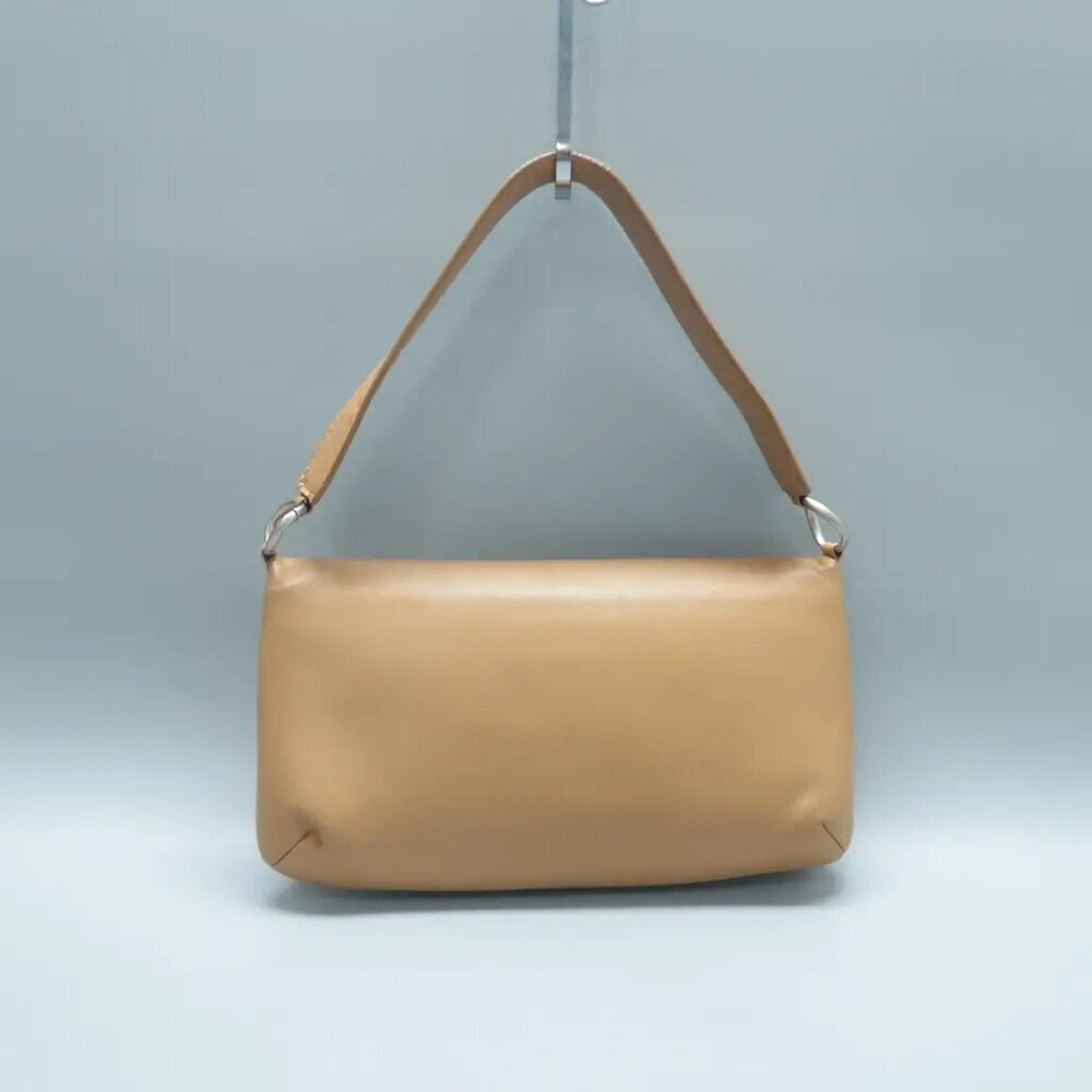100% Authentic CHANEL Brown Leather Shoulder Bag 1474-111024 - Picture 2 of 12